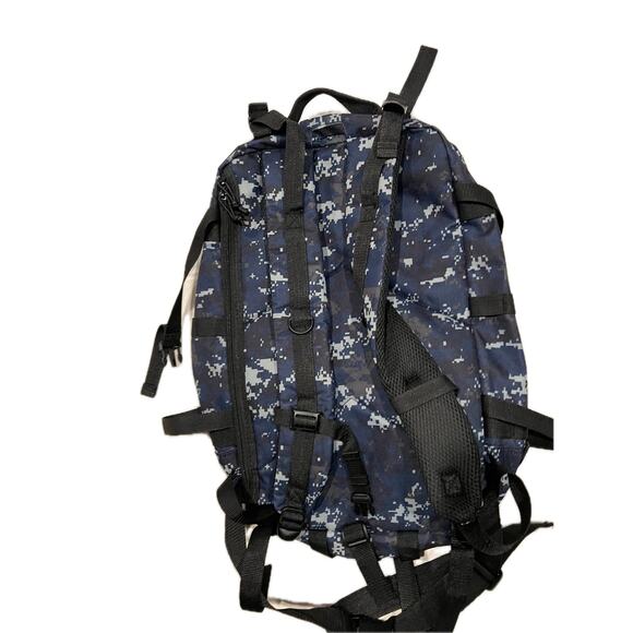 Generic Blue Black Camo Tactical Backpack - Picture 2 of 5